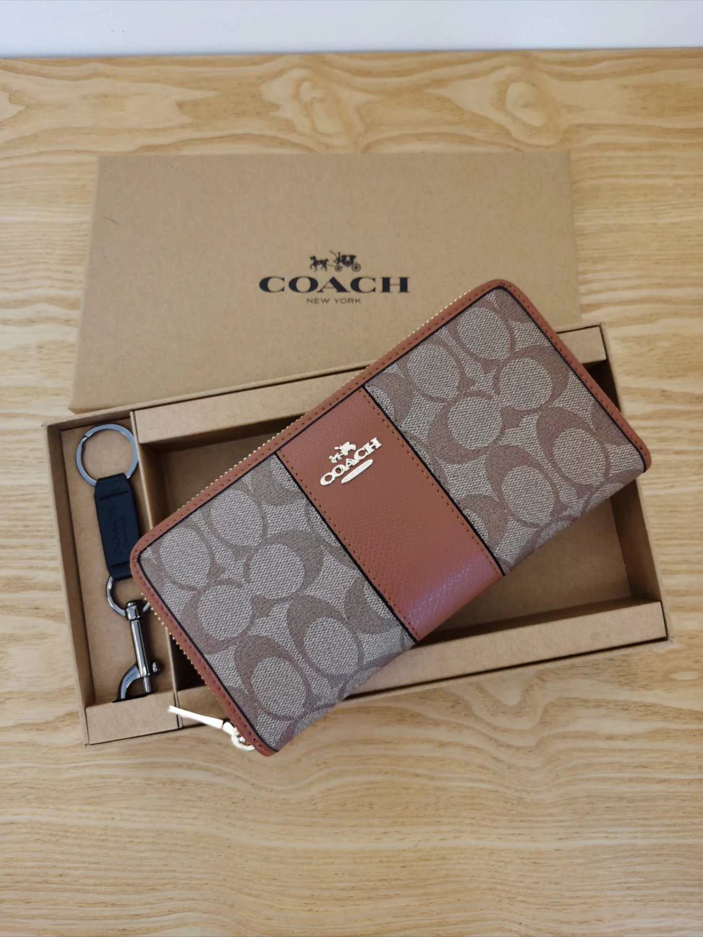 Coach Engraved Zipper Pull