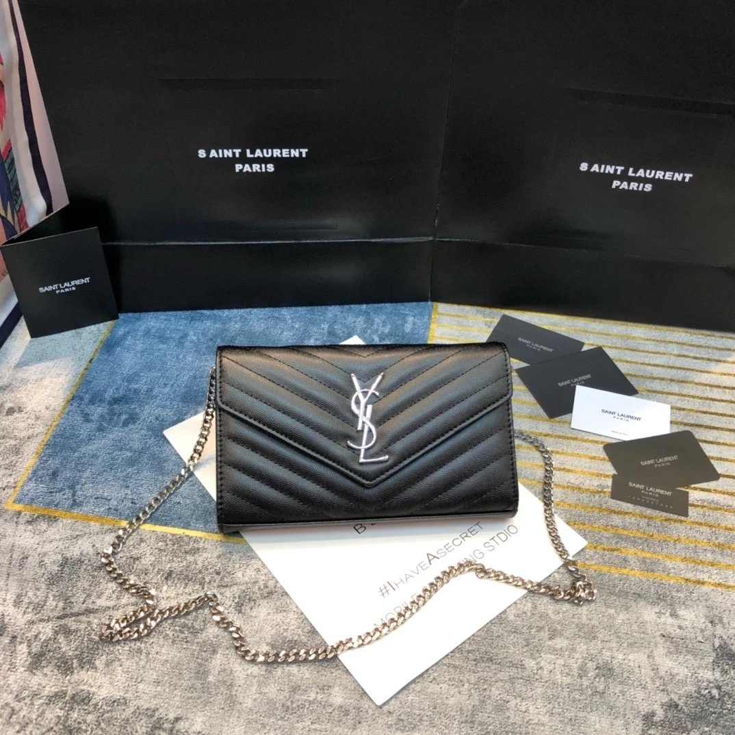 Saint Laurent Wallet On Chain 2