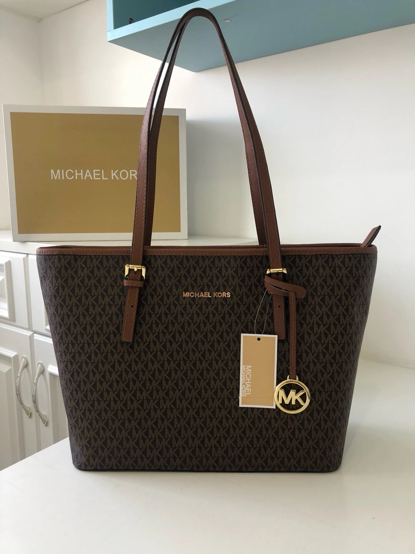 New printed large letter shopping bag, large capacity tote bag, mommy bag