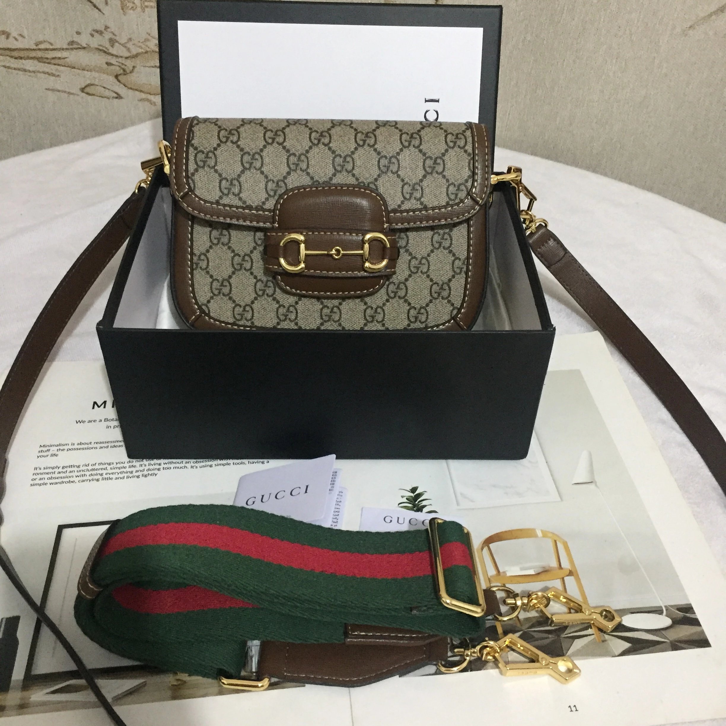 Gucci GG Supreme Horsebit 1955