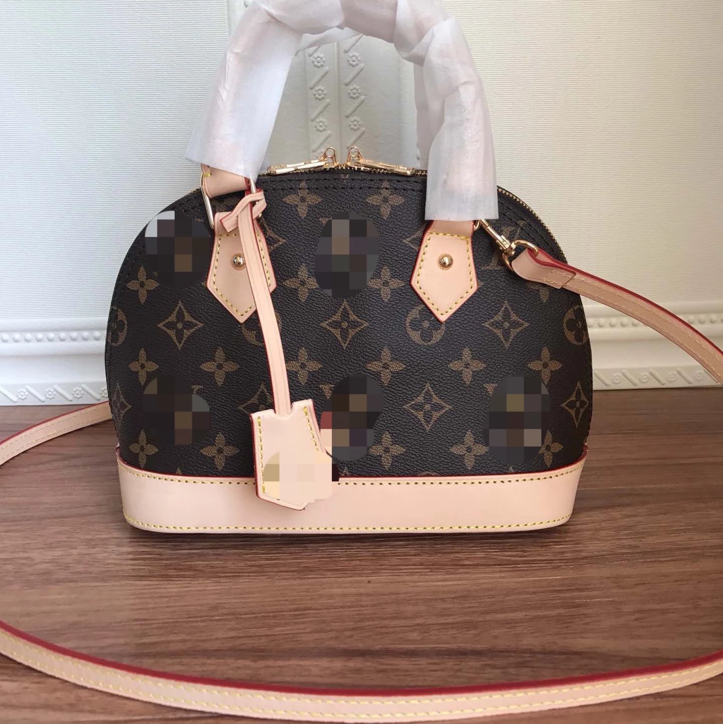 Monogram with Yellow Leather