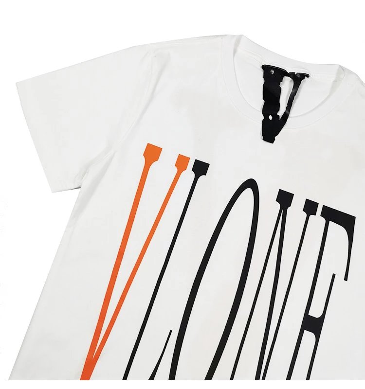 Vlone V Logo Graphic T-Shirt White - 12