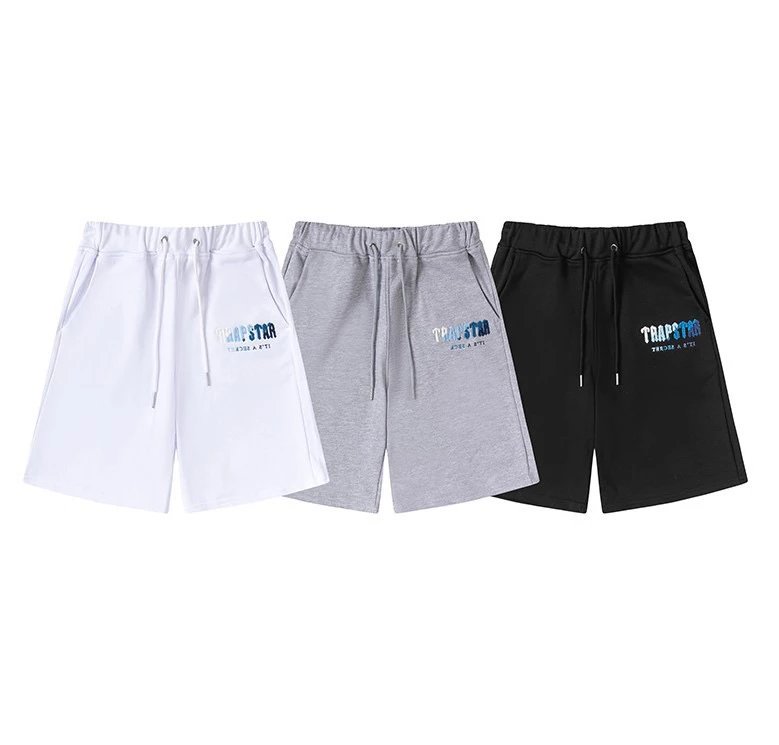 Traphouse Star 'XOBE A 2'TI' Gray Sweat Shorts - 12