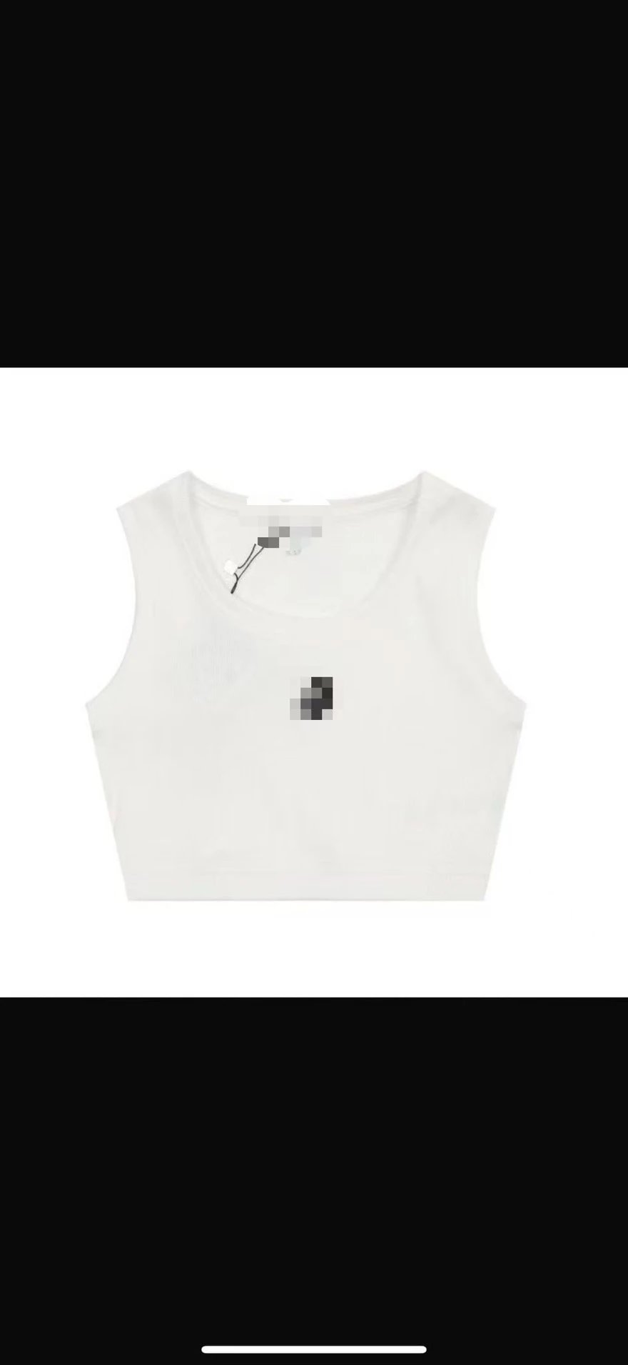 White Tank Top Size M