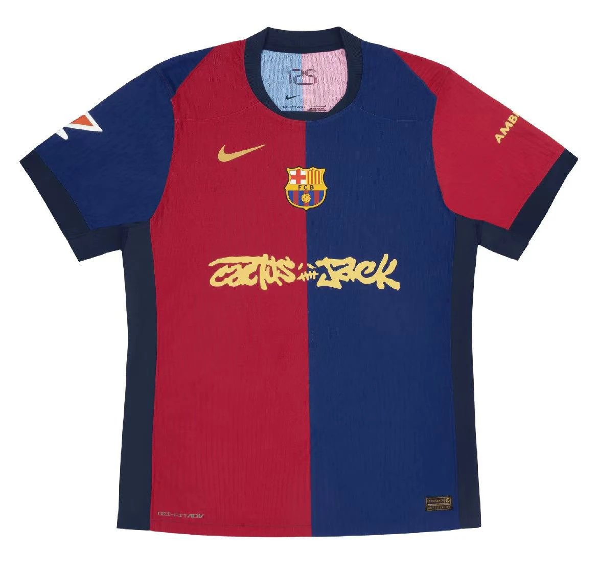 Nike Sports Jersey FC Barcelona x Cactus Jack