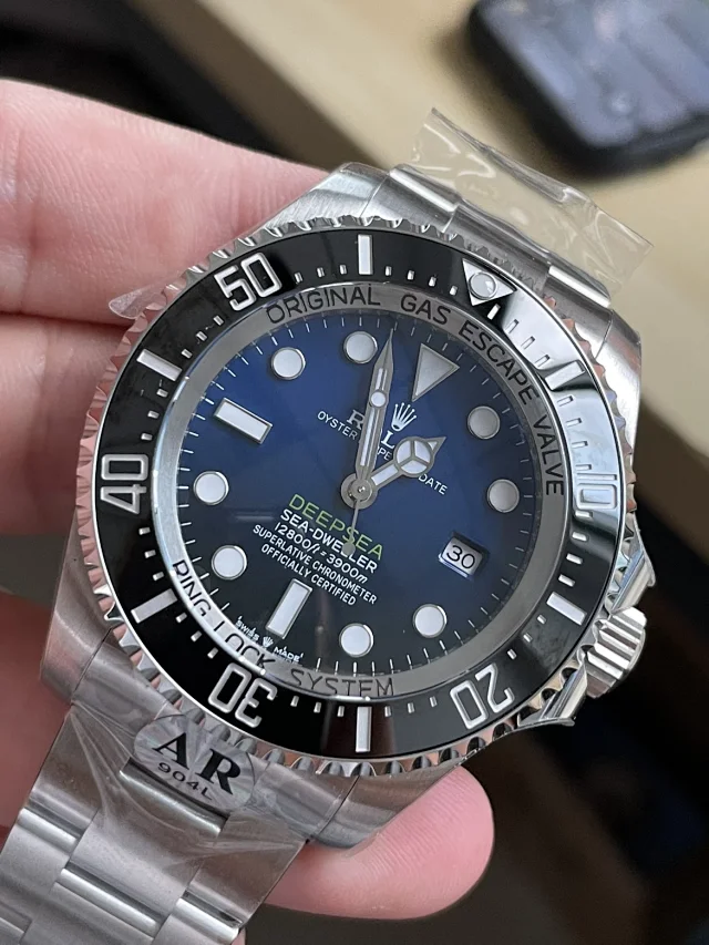 AR厂劳力士渐变鬼王 小皇冠 海使126660海鸥2824机芯 44MM(图10)