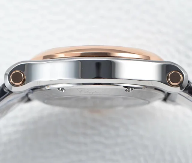 ZF厂萧邦 间玫瑰金快乐钻 海欧2892机芯36mm(图7)