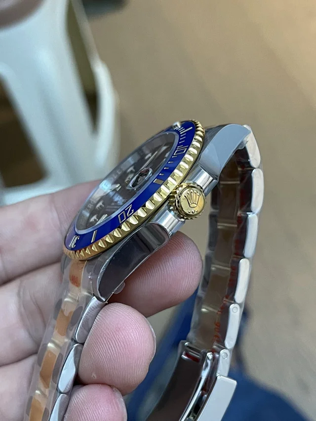 VS厂劳力士间金蓝水鬼 41mm 丹东3235机芯，70小时动储，钢带不露白，三段式头粒。(图6)