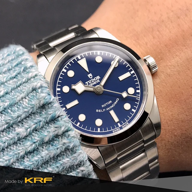 KRF厂帝舵V3碧湾糸列36mm 79500蓝面钢带(图25)