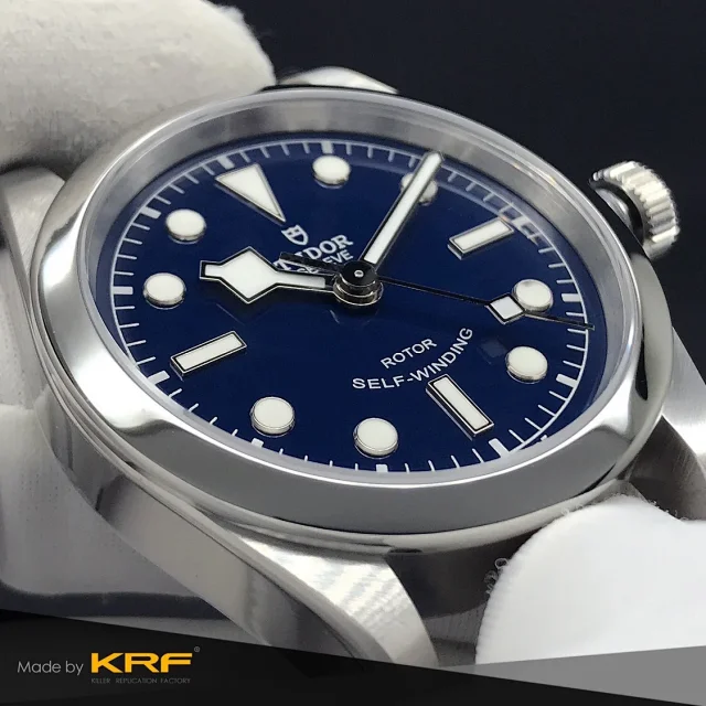 KRF厂帝舵V3碧湾糸列36mm 79500黑面钢带(图1)