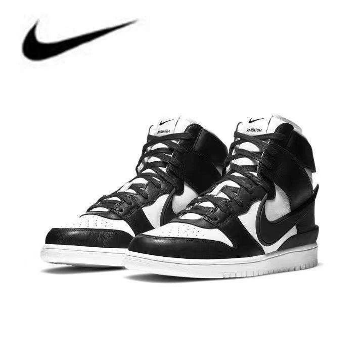 黑白高帮男女鞋