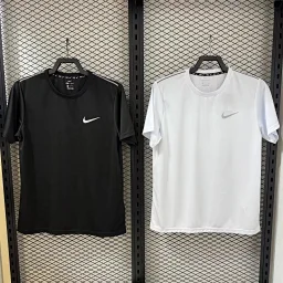 thumbnail for Summer New Men's Sport Running Training Quick Dry Breathable Crew Neck Short Sleeve T-Shirt 7566