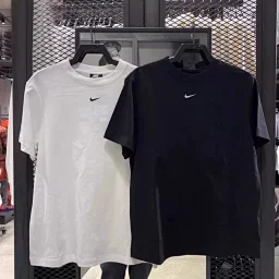 thumbnail for Men's and Women's Cotton Half Sleeve Summer Trend Couple Fashion Small Label Sports Short Sleeve T-Shirt 4256
