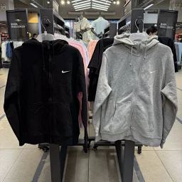 thumbnail for Men's Fall-Winter Athleisure Fleece Thermal Knit Hooded Zip Up Jacket Jacket 3451