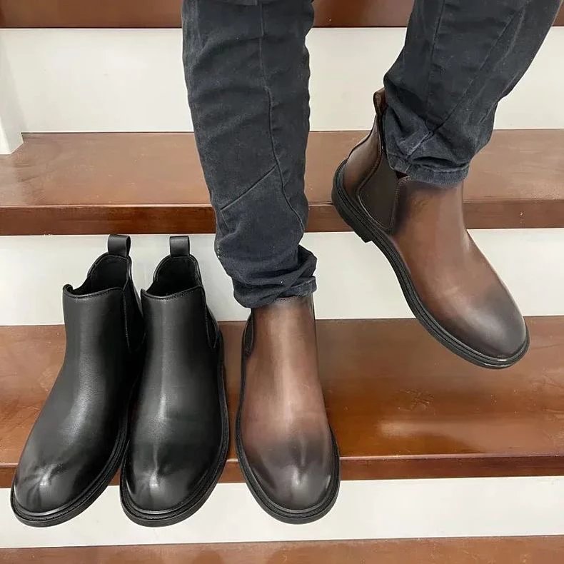 Chelsea Boot Leather Ankle Boots