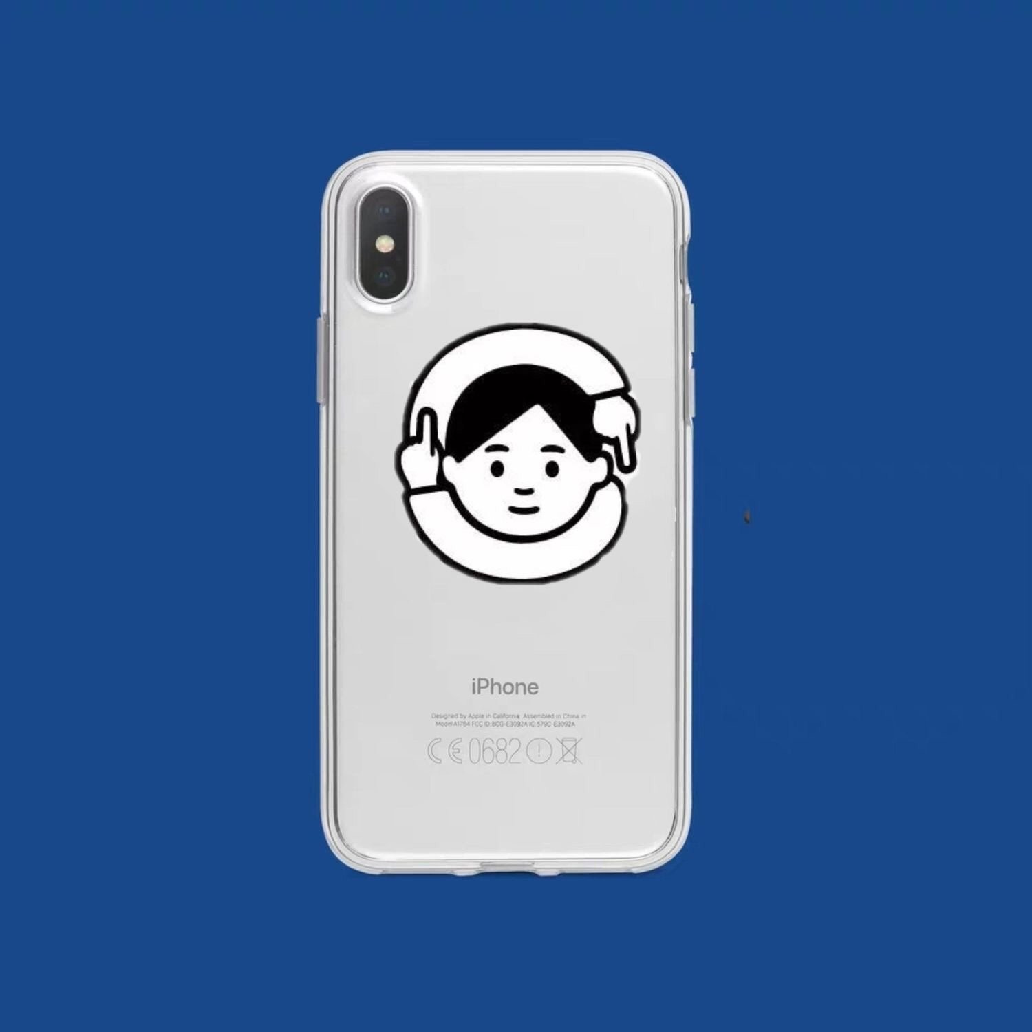 Nb联名日本插画师iphone11手机壳苹果12mini简约vivo情侣华为荣耀oppo小米红米透明软壳潮