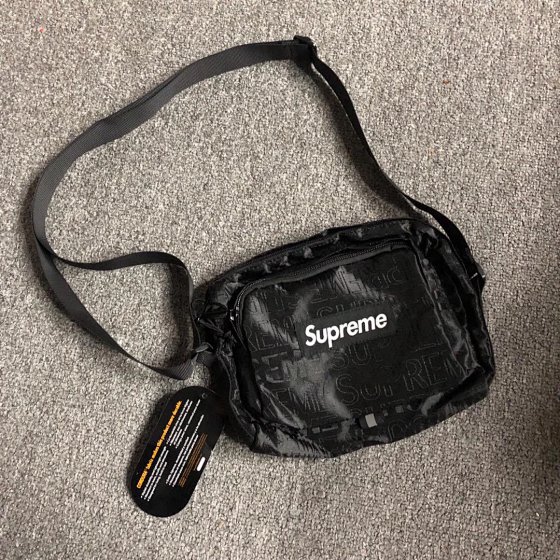 Supreme 19SS Shoulder Bag All-Over Printed Logo Sling Bag Crossbody Bag