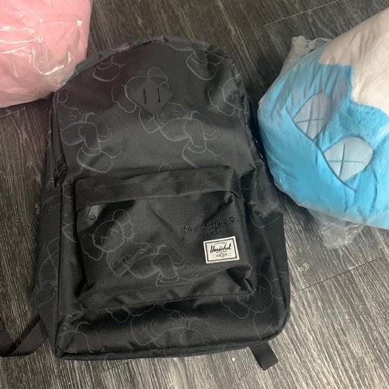 kaws x herschel supply backpack