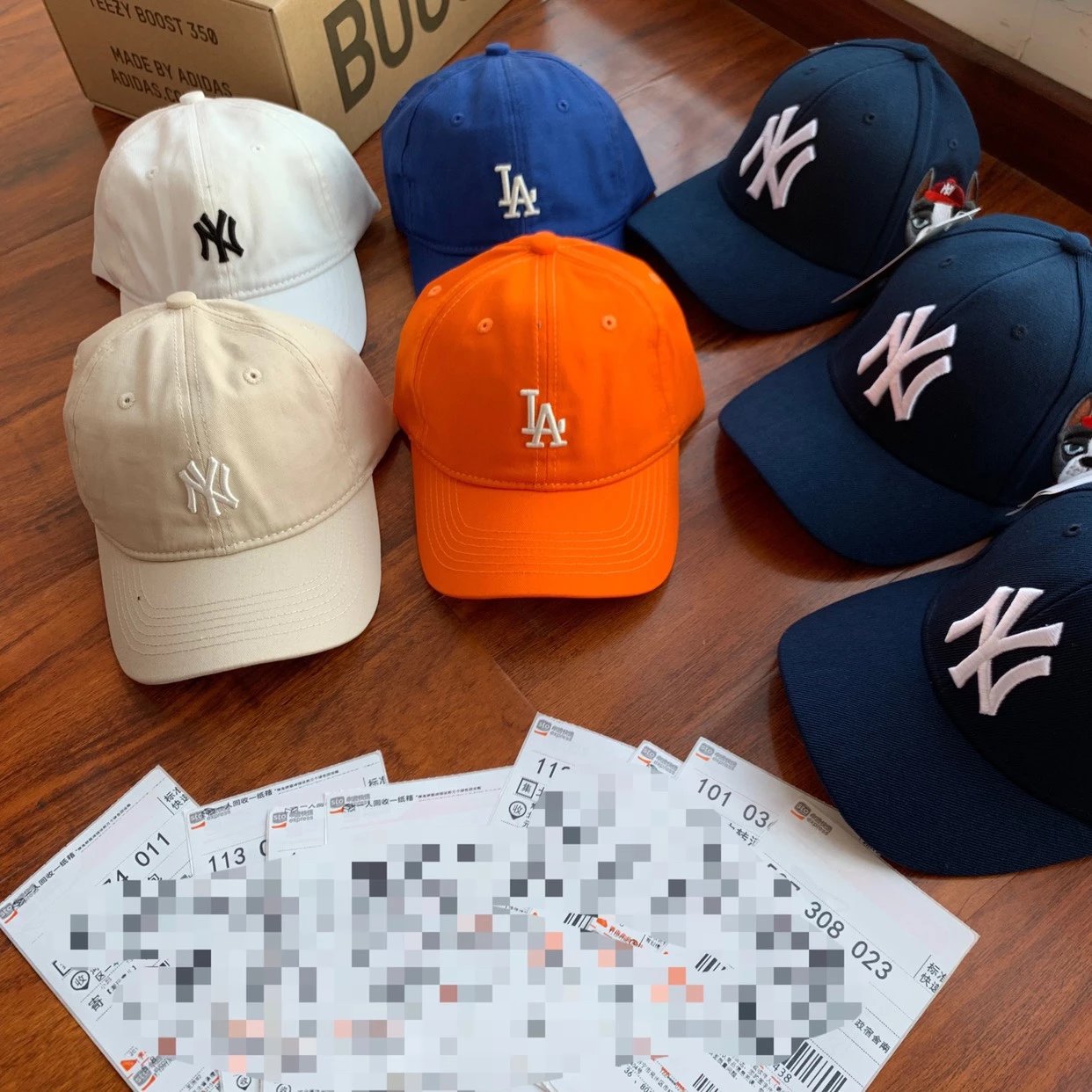 Yankees NY LA Adjustable Baseball Cap