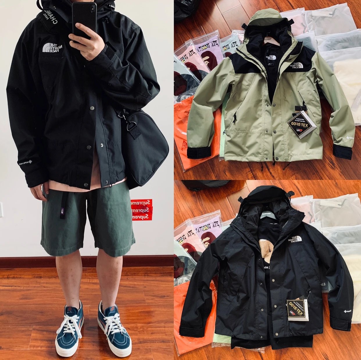 GORE-TEX Outdoor Waterproof Windbreaker 1990 North Face
