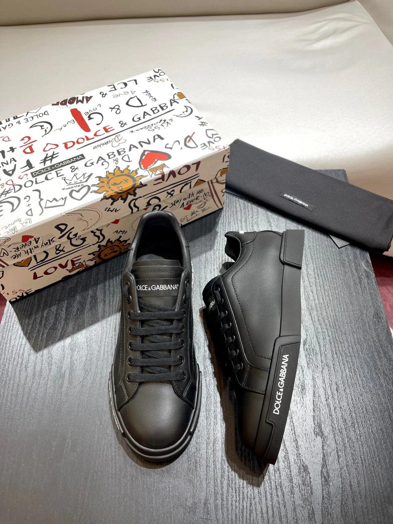 2026.6.9 - Dolce & Gabbana DG Men's Casual Sneakers, Sizes 39-44 (Custom sizes 38, 45, 46 non-returnable)