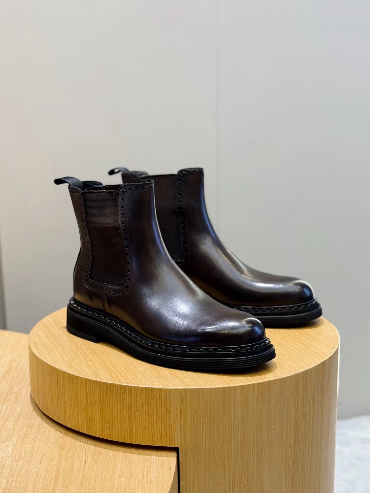 Dolce & Gabbana D&G Men's Leather Chelsea Boots