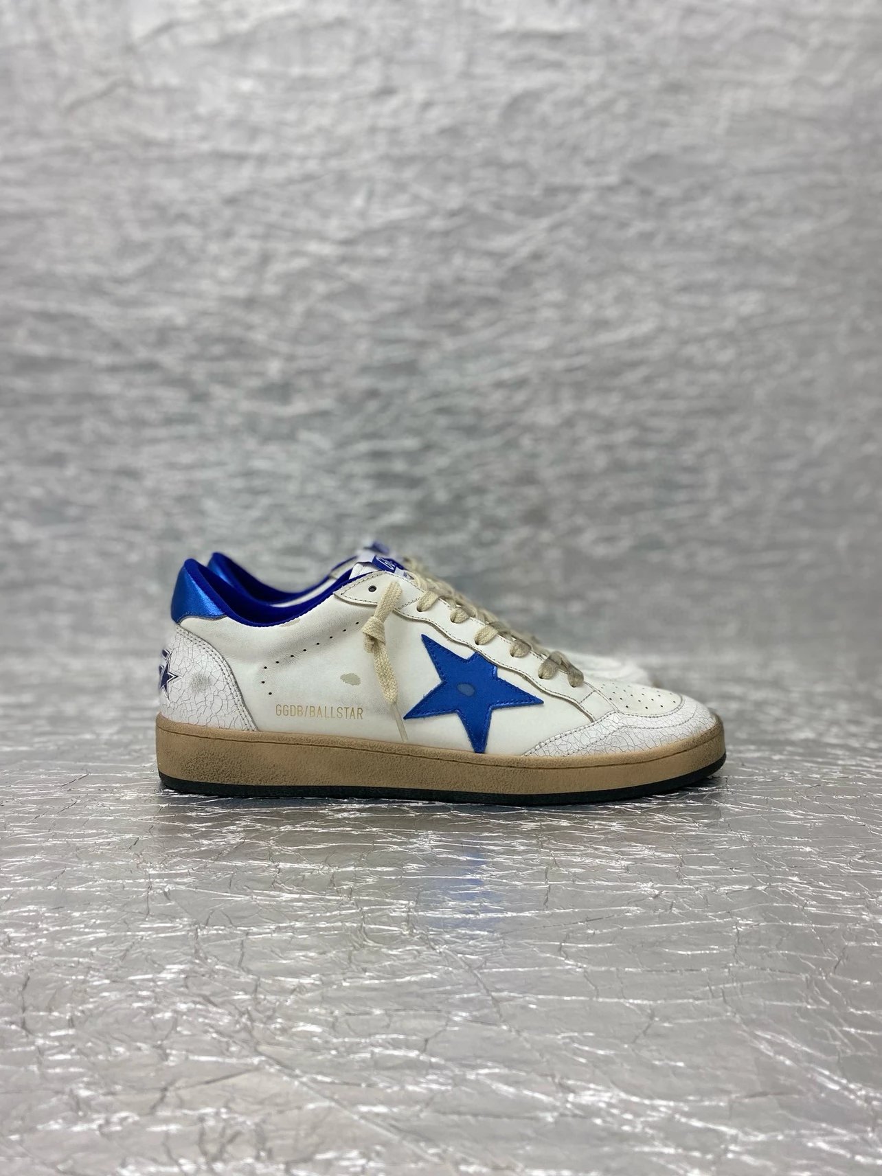 Ballstar Series GGDB Golden Goose Five-Star Small Dirty Sneakers, Dirty White Sneakers, Platform Shoes, Height-Increasing Shoes, Couple's Shoes, White Sneakers