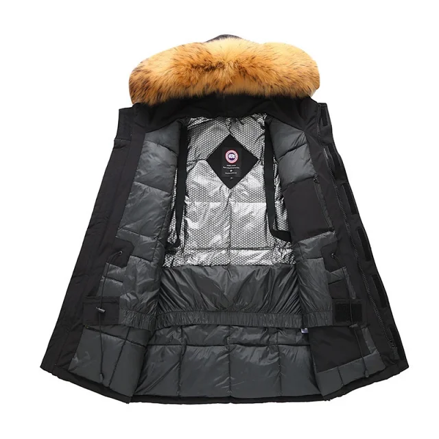 Canada Goose Down Jackets Expedition fur-trim hood parka product detail image 13