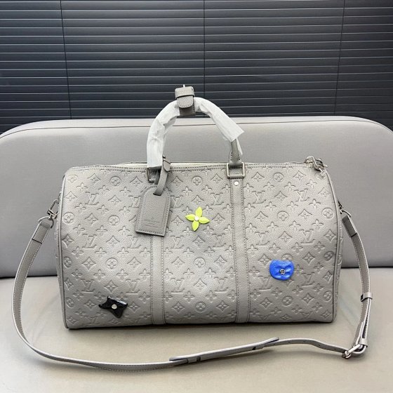 Travel Tote Bag Casual Handbag ✈️ Airport Bag with Exquisite Inlay Craftsmanship, Real Product Photos, Fabric, Dust Bag Included, 50 x 28 cm