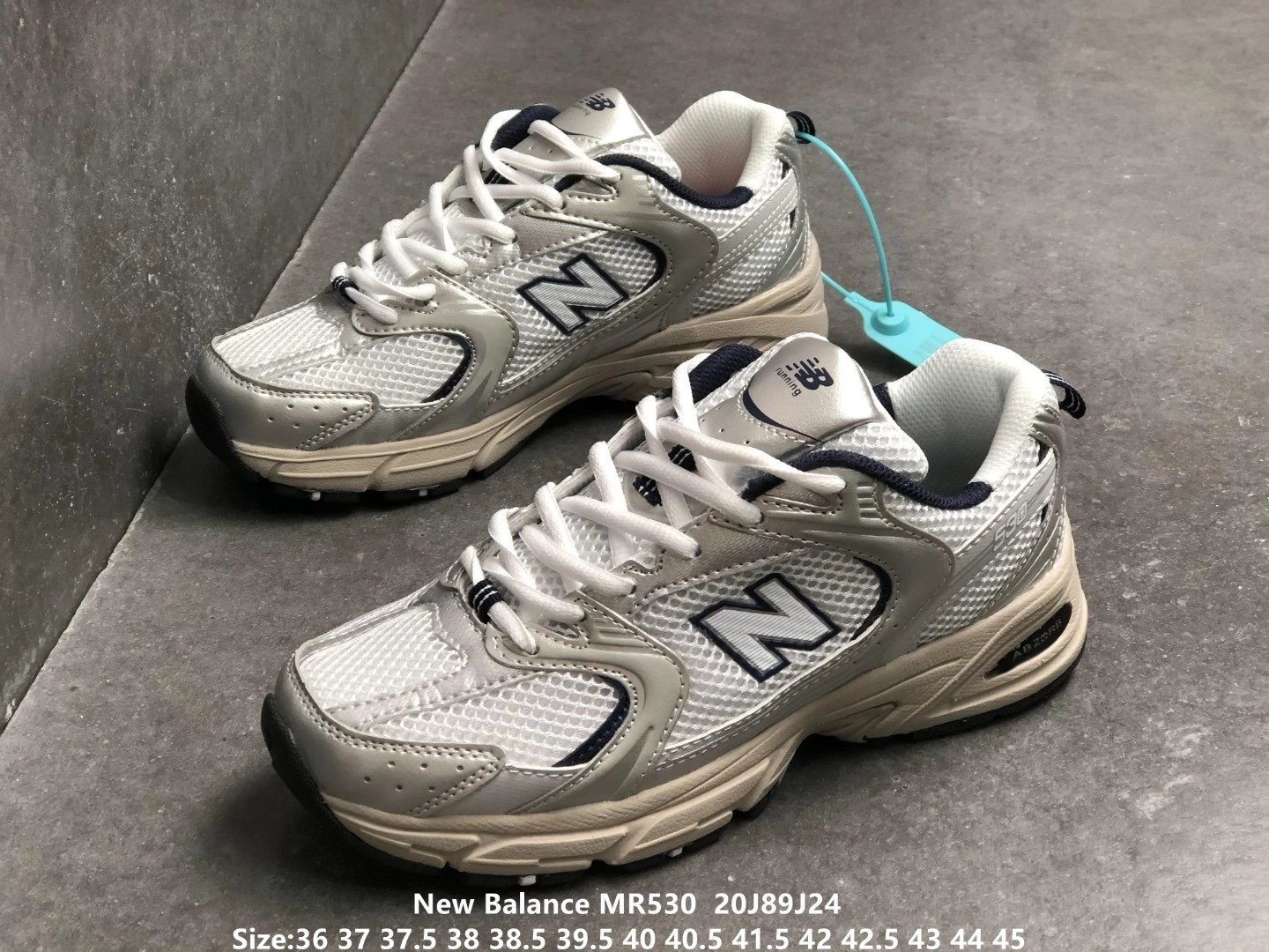 新百伦 真标带半码 New Balance MR530KA NB530复古休闲慢跑鞋/20J89J24