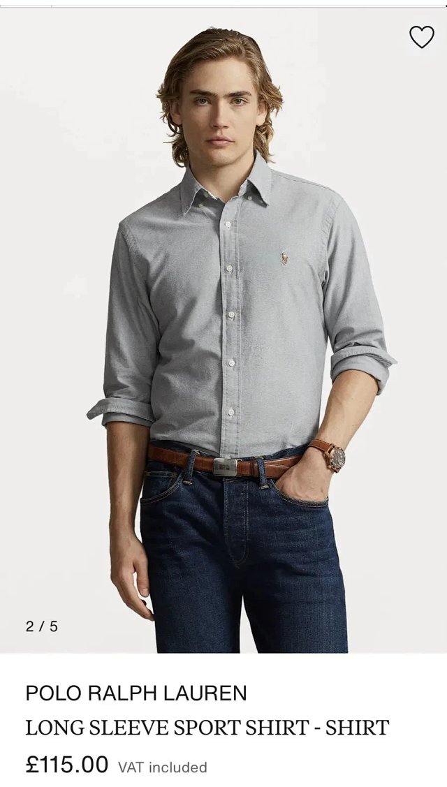 Ralph Lauren Long Sleeve Sport Shirt