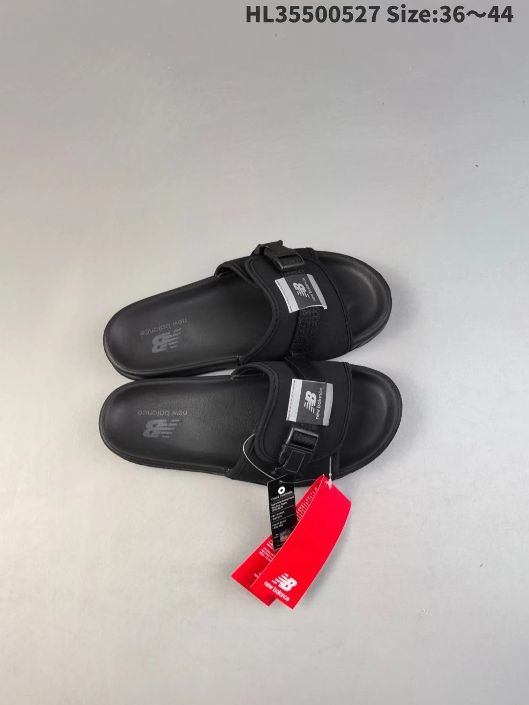 New Balance NB 2152 Slippers 轻便舒适 防滑一字拖鞋 男女同款 黑色