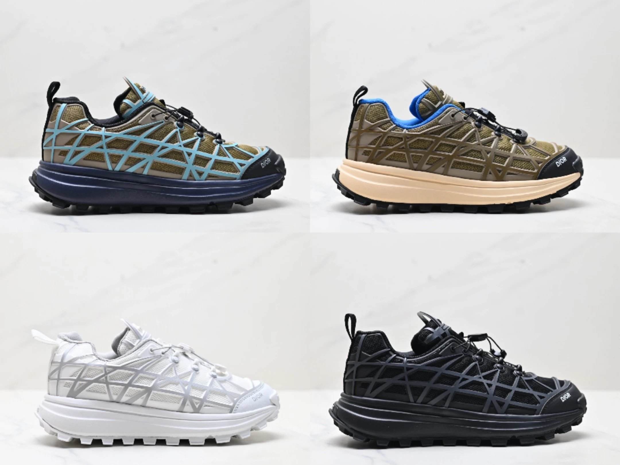 Dior B31 Low Top Mesh Rubber Sneakers