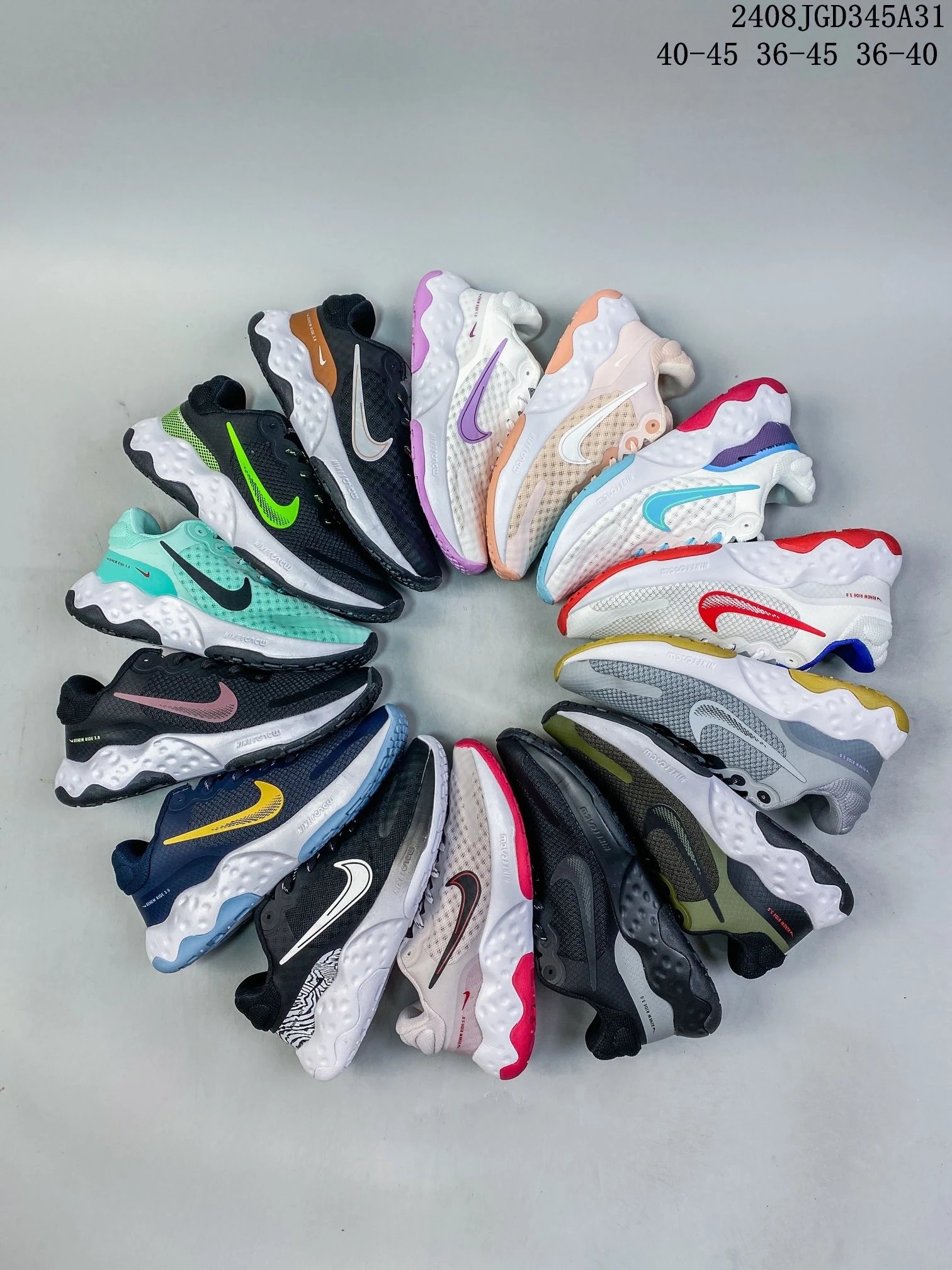 Nike Renew Ride 3 Breathable Running Shoes Multi-color