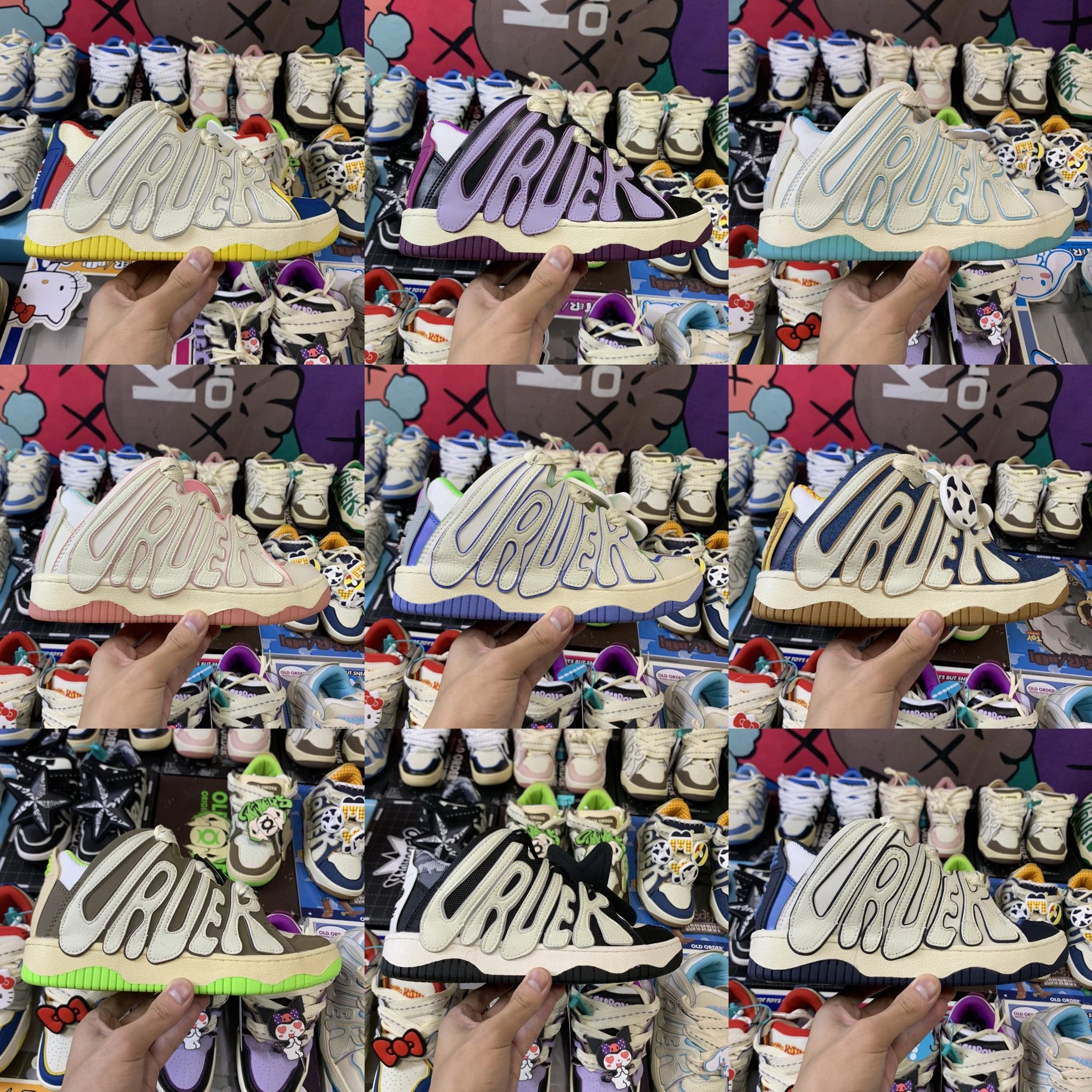OLD ORDER x SANRIO Kuromi Skater Sneakers