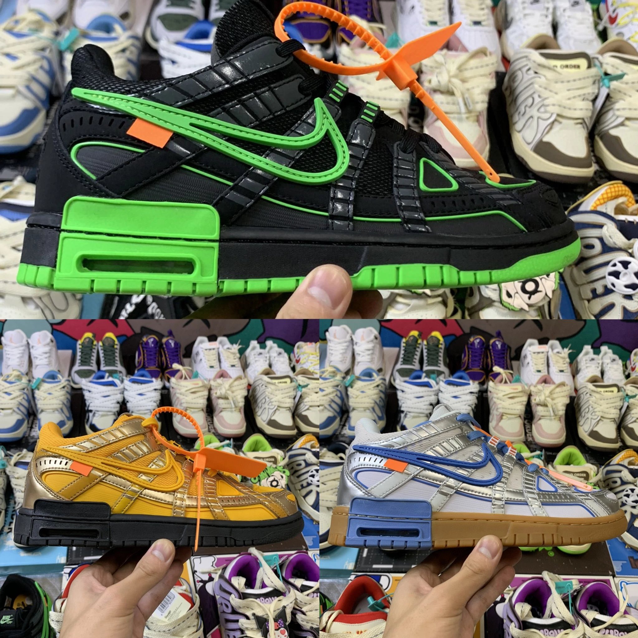 Off-White x Nike Air Rubber Dunk Low Sneakers