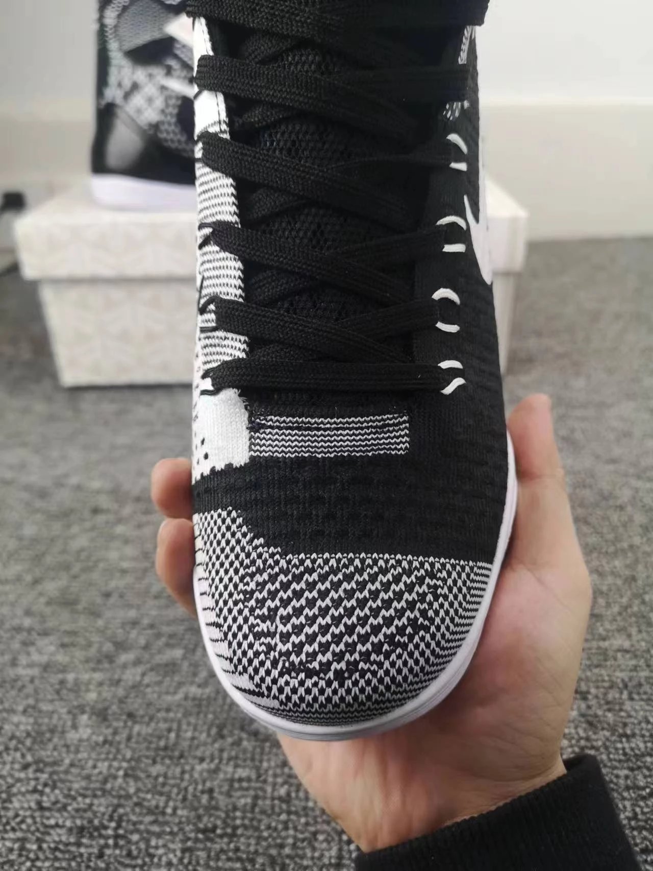 Nike Kobe AD White Basketball Shoes - 50