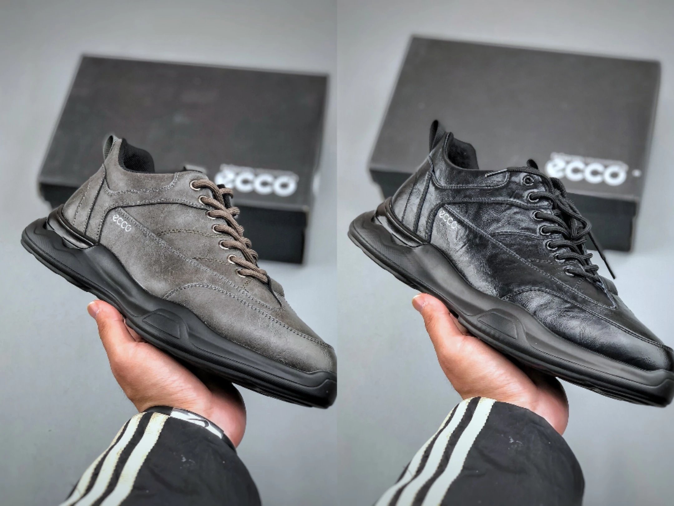 ECCO Leather Dad Shoe