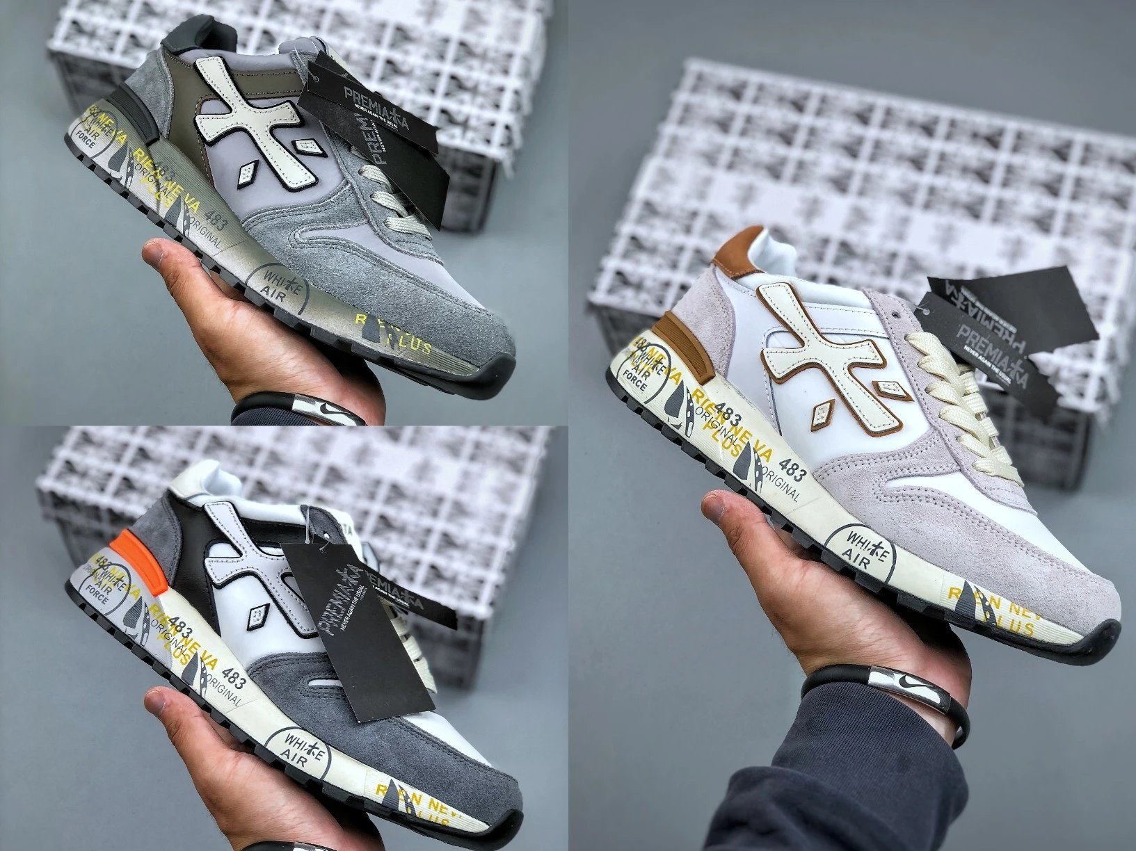 Premiata Mick Low Top Casual Sneakers