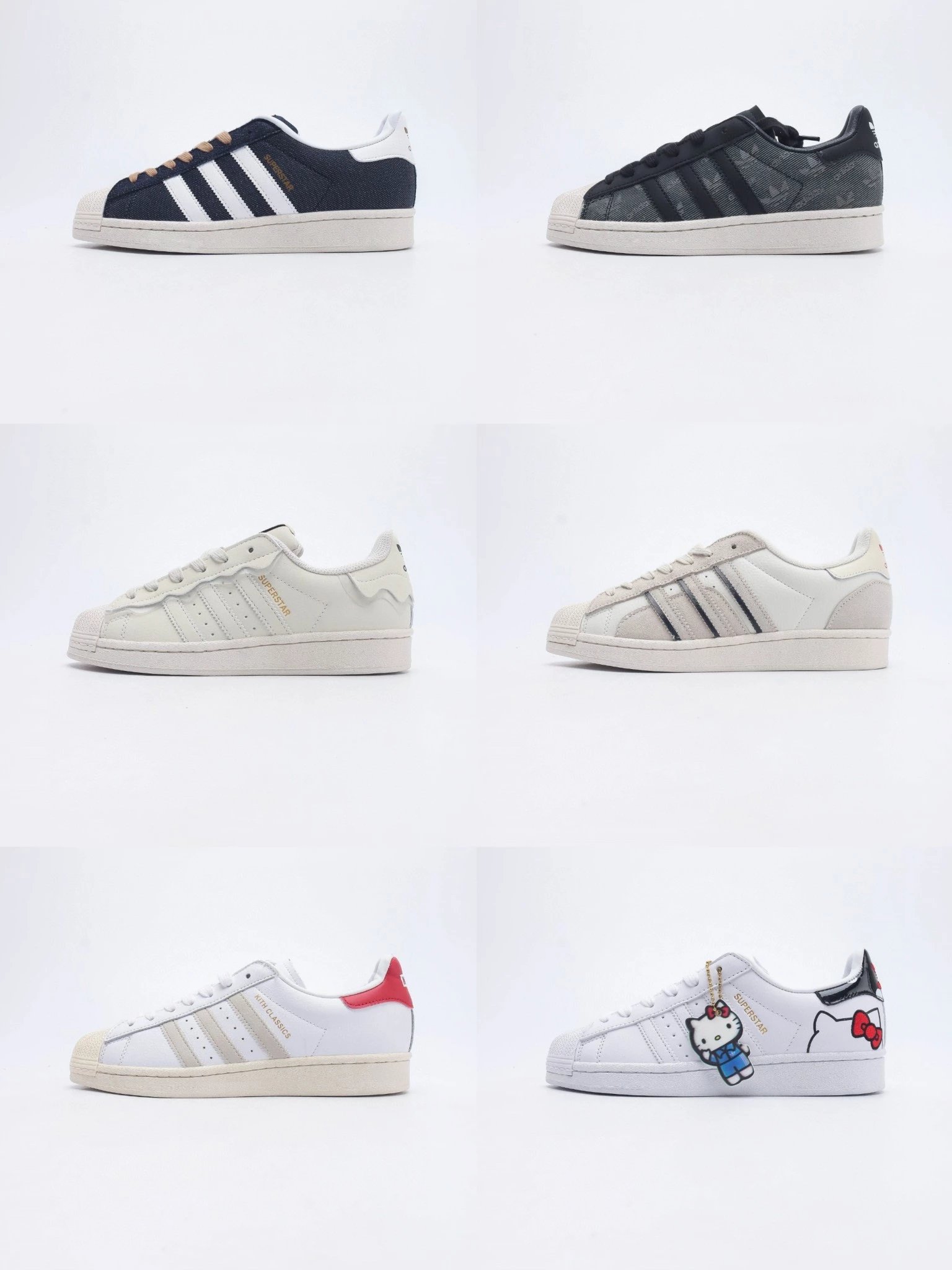 Adidas Originals Superstar Leather Sneakers Multi-color