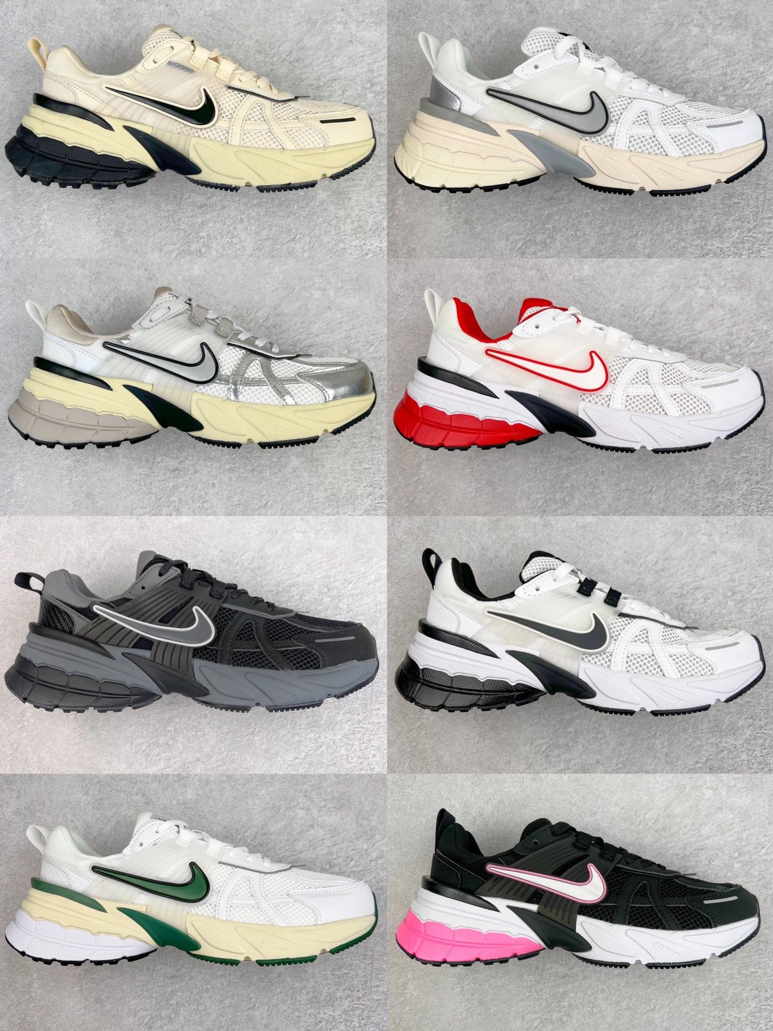 Nike V2K Runtekk Retro Low Top Running Shoes