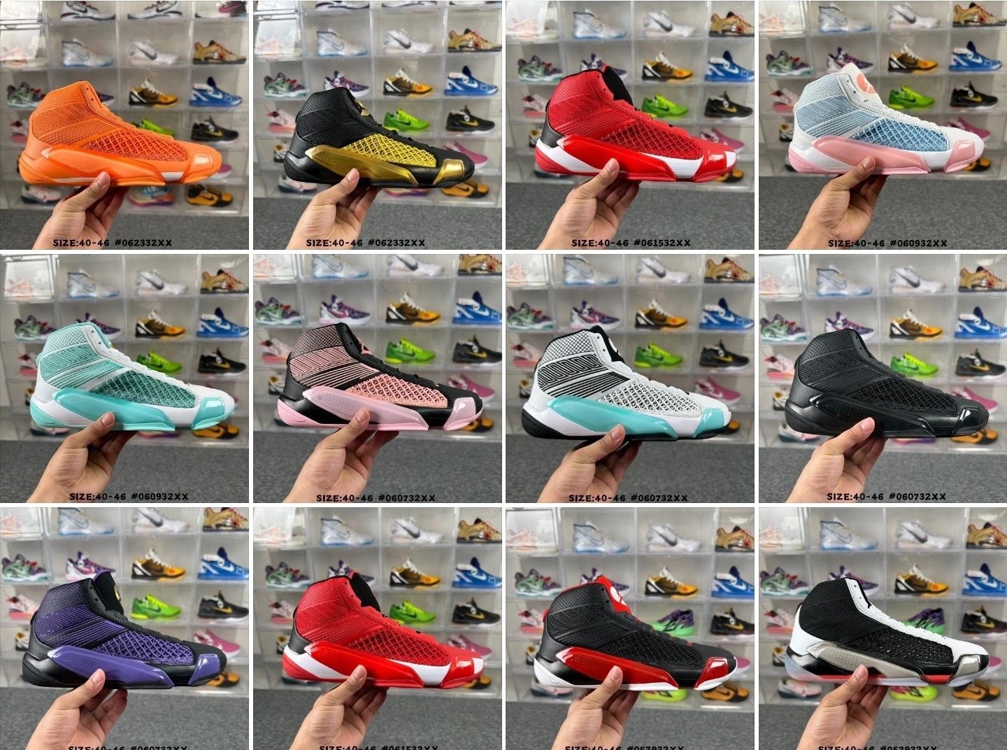 Air Jordan 38 Basketball Shoes Multi-color