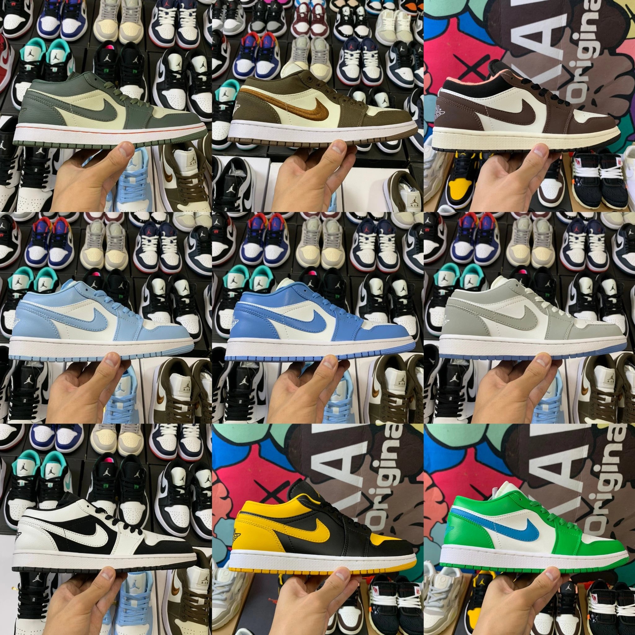 Nike Air Jordan 1 Low Multi-color Basketball Shoes