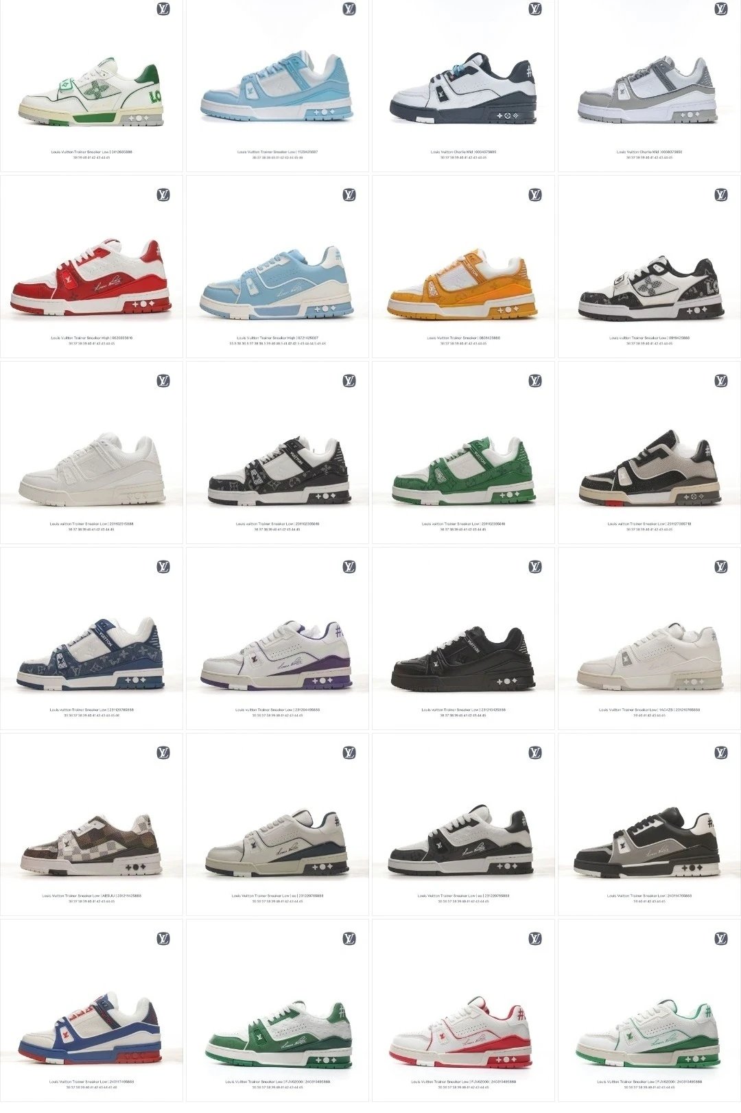 Louis Vuitton Trainer Low Sneakers