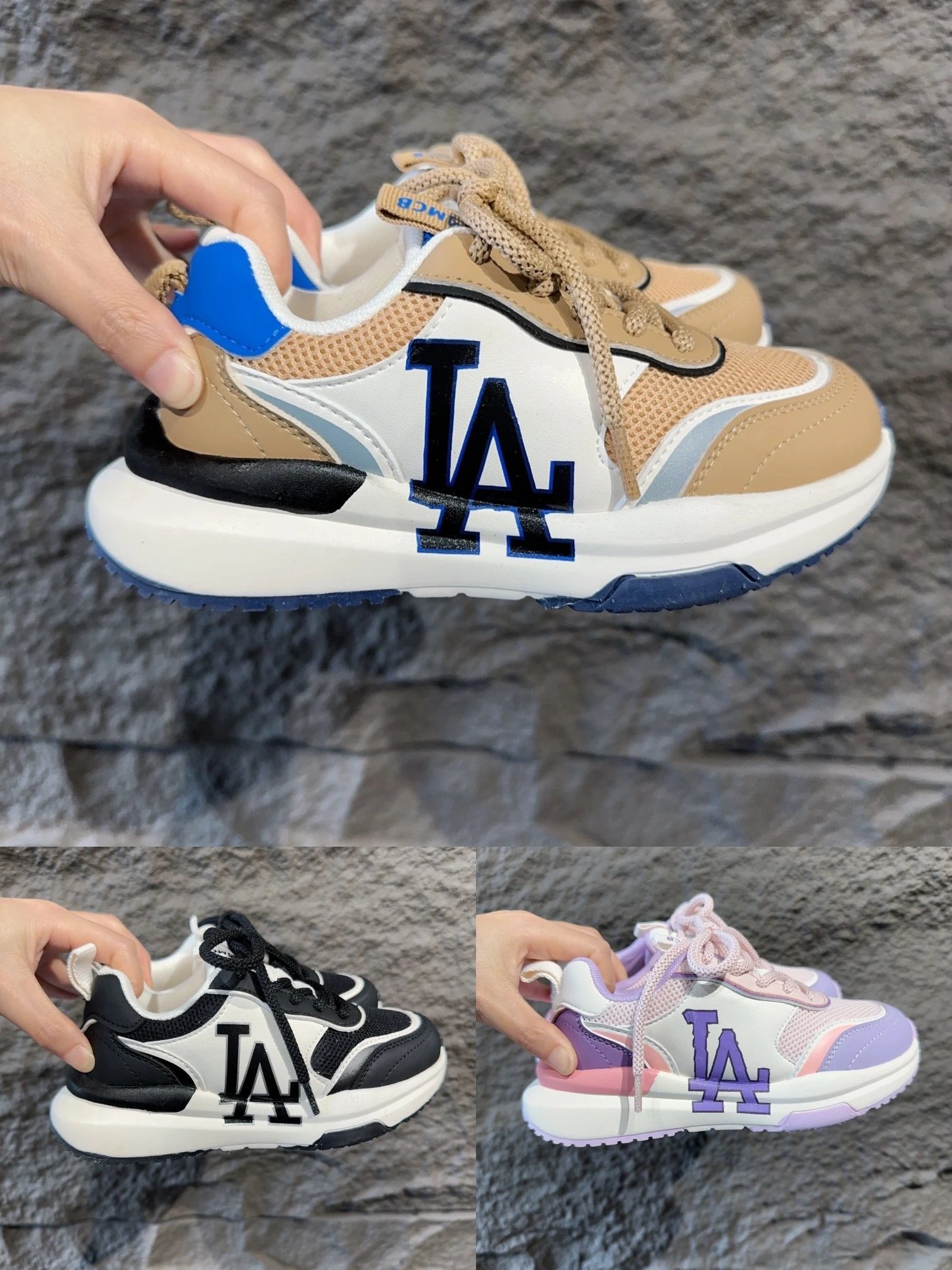 MLB LA Kids Retro Sneakers