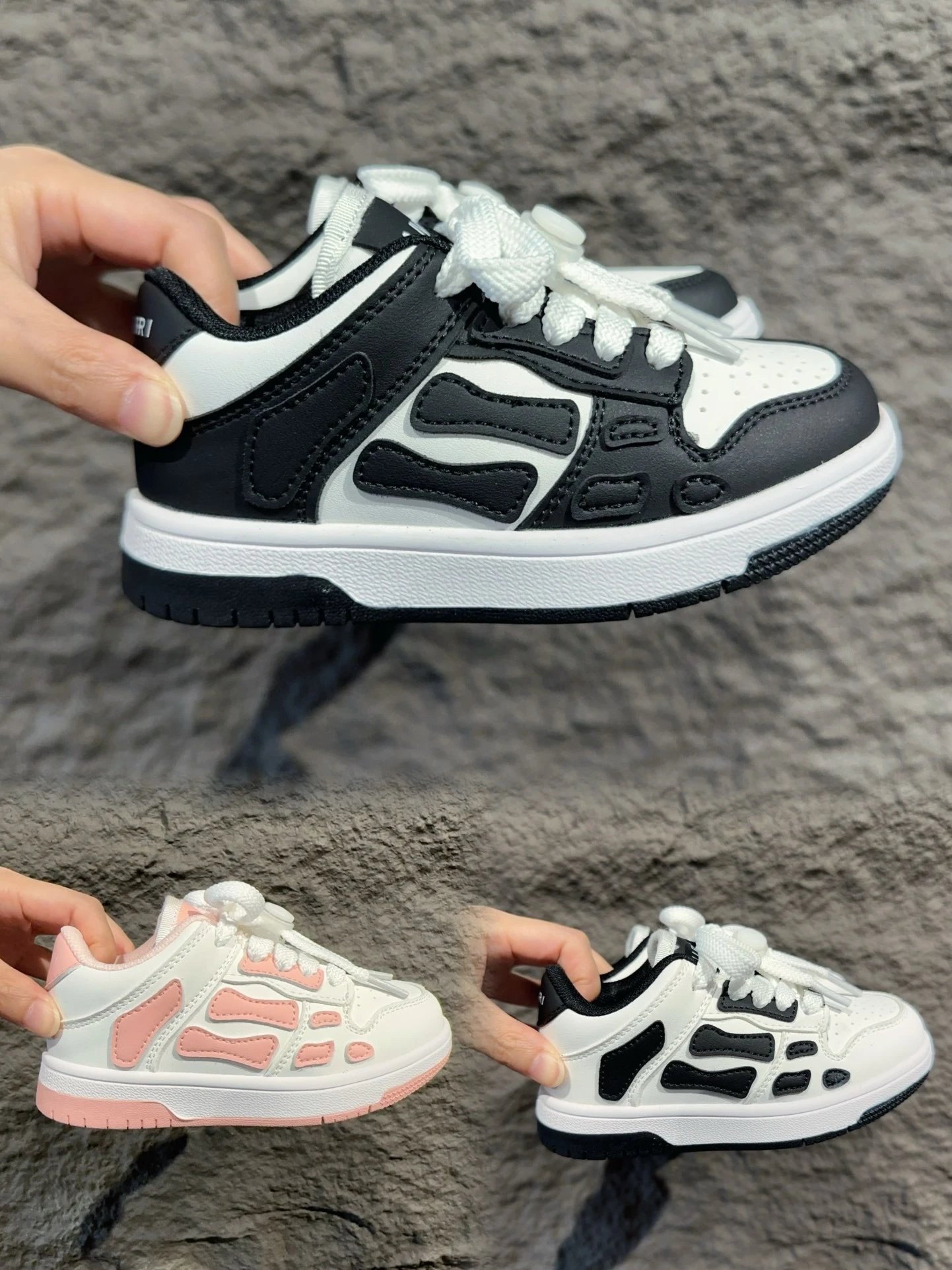 AMIRI Kids Bone Design Sneakers