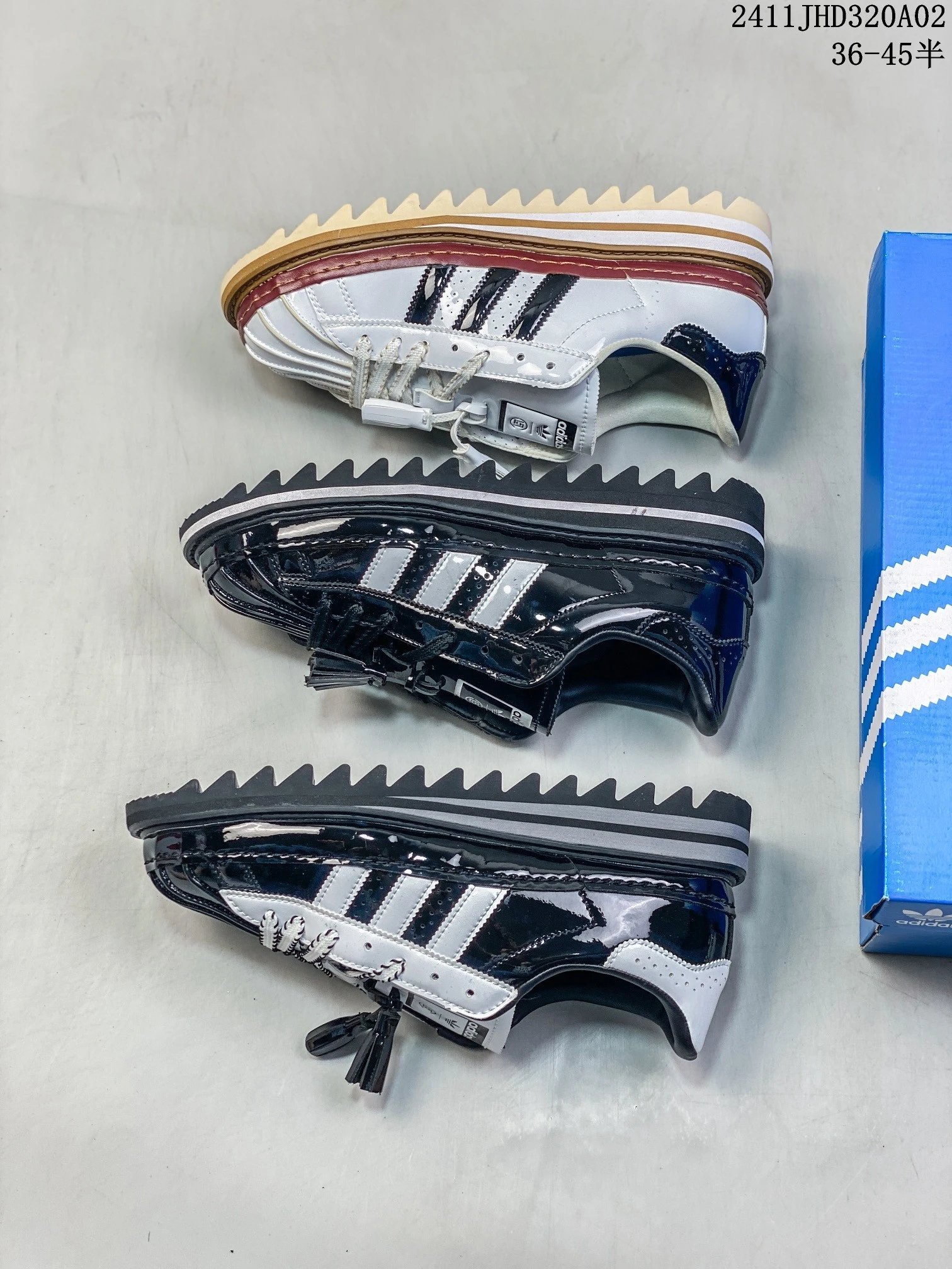 Adidas Shell Toe Tassel Platform Casual Sneakers