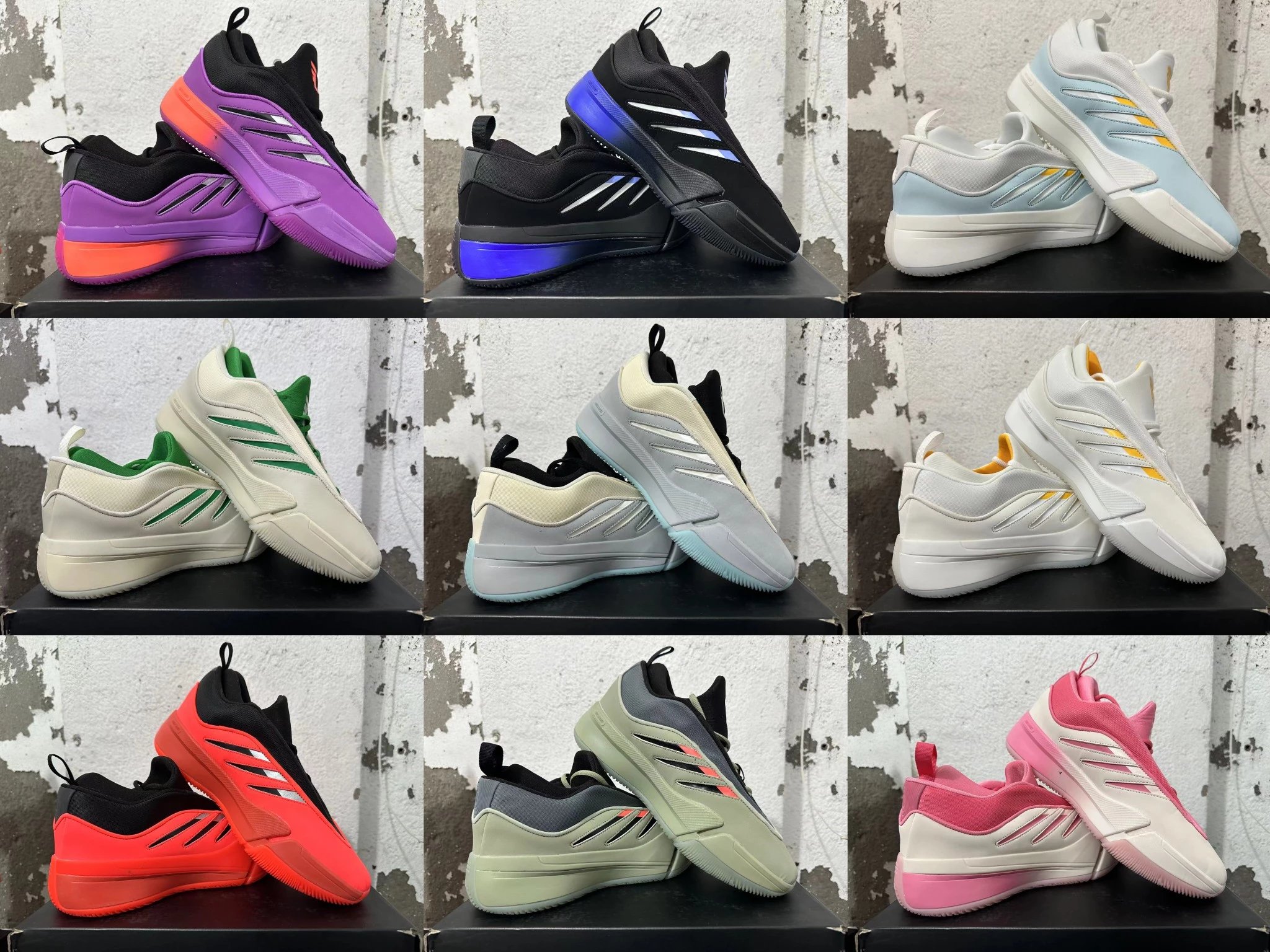 Adidas Dame 9 Basketball Shoes Multicolor