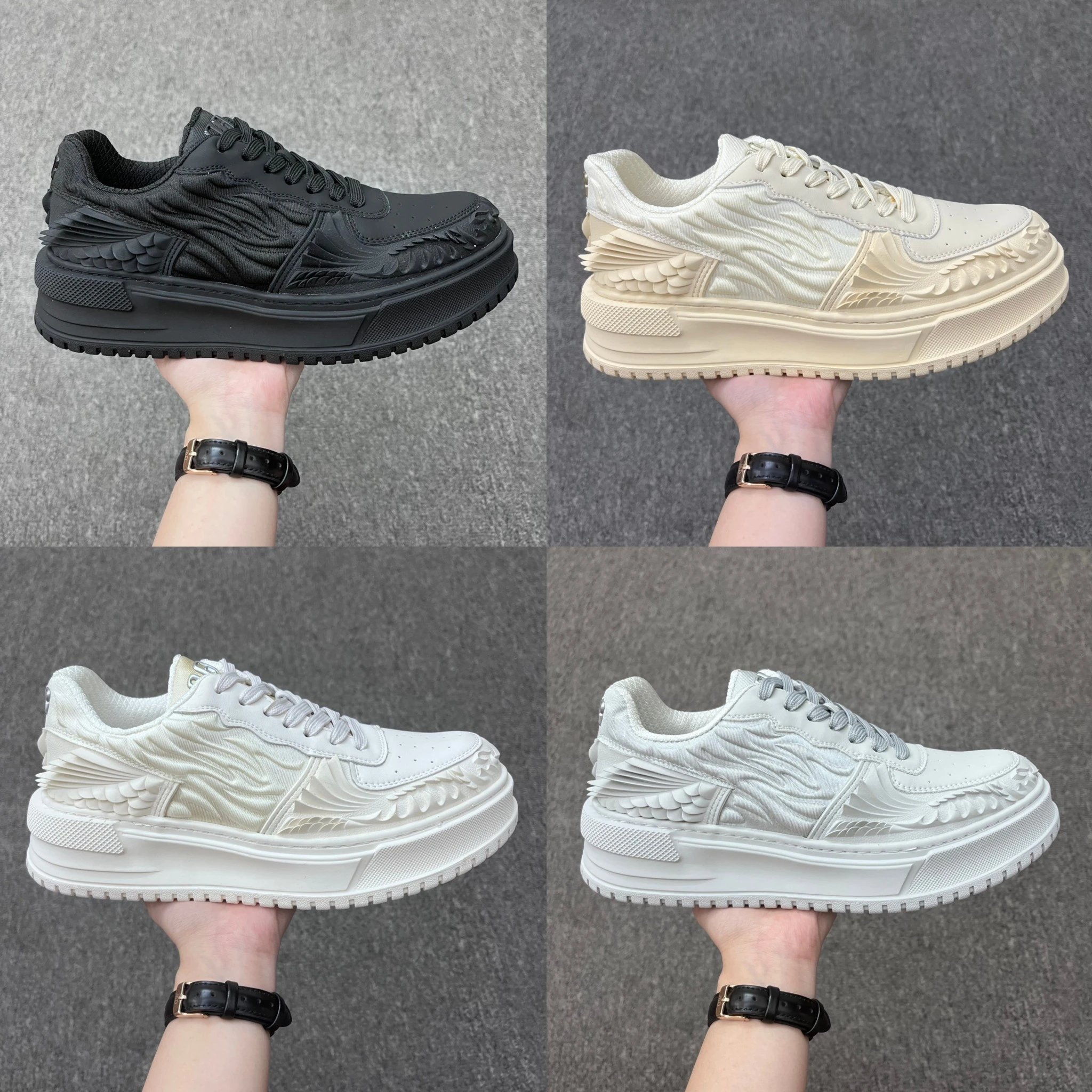 OGR MECHA LAB Dragon Scale Platform Sneakers