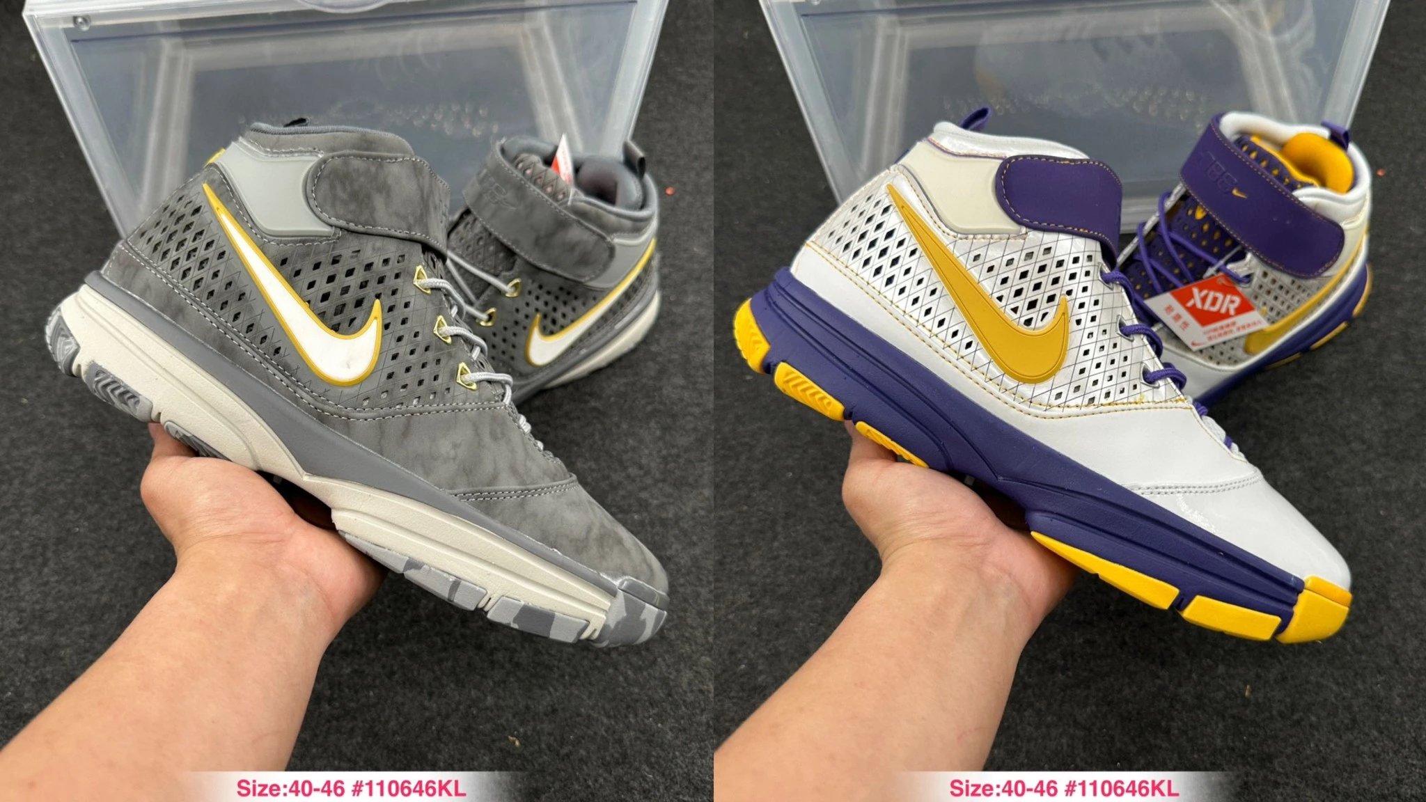 Nike Zoom Kobe 2 Lakers Basketball Shoes